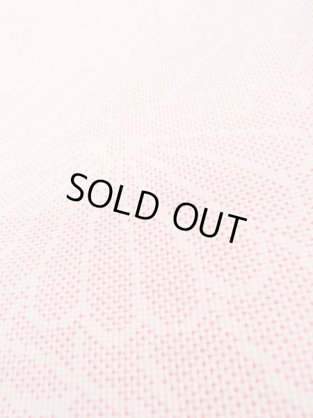 画像9: L1019J  紬 女性用着物  シルク(正絹) 淡い 薄い 桃色, 菊 【中古】 【USED】 【リサイクル】 ★★☆☆☆ (9)