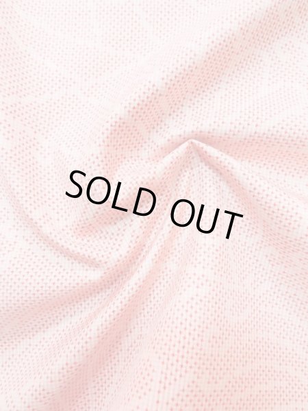 画像11: L1019J  紬 女性用着物  シルク(正絹) 淡い 薄い 桃色, 菊 【中古】 【USED】 【リサイクル】 ★★☆☆☆ (11)