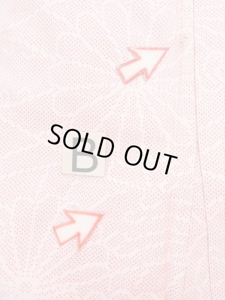 画像15: L1019J  紬 女性用着物  シルク(正絹) 淡い 薄い 桃色, 菊 【中古】 【USED】 【リサイクル】 ★★☆☆☆ (15)