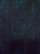 画像5: L1019K  紬 女性用着物  シルク（正絹）  深い 青, 抽象的模様 【中古】 【USED】 【リサイクル】 ★★☆☆☆ (5)