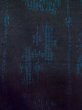 画像6: L1019K  紬 女性用着物  シルク（正絹）  深い 青, 抽象的模様 【中古】 【USED】 【リサイクル】 ★★☆☆☆ (6)
