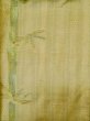 画像3: L1019M  紬 女性用着物  シルク（正絹）   アイボリー, 笹 【中古】 【USED】 【リサイクル】 ★★☆☆☆ (3)