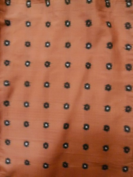 画像3: L1019N  紬 女性用着物  シルク(正絹) 淡い 深い 桃色, 丸 【中古】 【USED】 【リサイクル】 ★☆☆☆☆ (3)