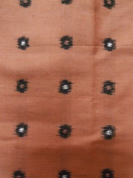 画像5: L1019N  紬 女性用着物  シルク(正絹) 淡い 深い 桃色, 丸 【中古】 【USED】 【リサイクル】 ★☆☆☆☆ (5)