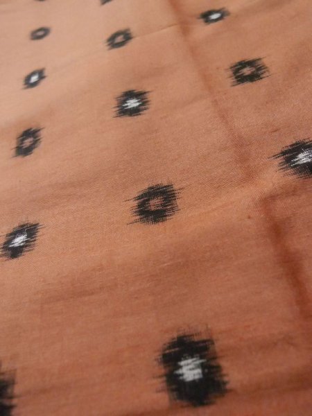 画像8: L1019N  紬 女性用着物  シルク(正絹) 淡い 深い 桃色, 丸 【中古】 【USED】 【リサイクル】 ★☆☆☆☆ (8)