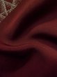画像12: L1019V  織 女性用着物  シルク（正絹）   えんじ, 幾何学模様 【中古】 【USED】 【リサイクル】 ★★★☆☆ (12)