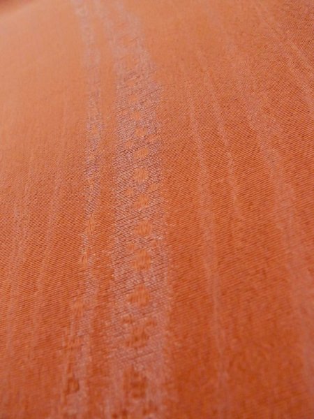 画像10: L1019W  色無地 女性用着物  シルク(正絹)  淡い 珊瑚色,  【中古】 【USED】 【リサイクル】 ★★★☆☆ (10)