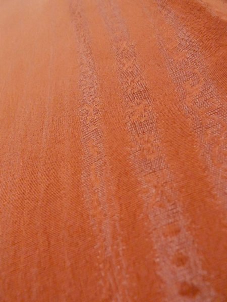 画像11: L1019W  色無地 女性用着物  シルク(正絹)  淡い 珊瑚色,  【中古】 【USED】 【リサイクル】 ★★★☆☆ (11)