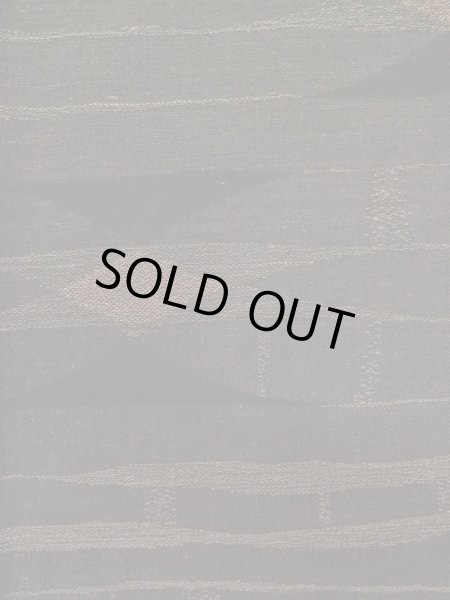 画像7: L1019X  織 女性用着物  シルク(正絹)  深い 茶色, 線 【中古】 【USED】 【リサイクル】 ★★★☆☆ (7)