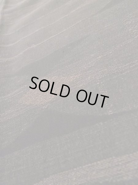 画像11: L1019X  織 女性用着物  シルク(正絹)  深い 茶色, 線 【中古】 【USED】 【リサイクル】 ★★★☆☆ (11)