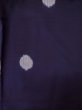 画像3: L1019Z  織 女性用着物  シルク（正絹）  深い 紫色, 抽象的模様 【中古】 【USED】 【リサイクル】 ★☆☆☆☆ (3)