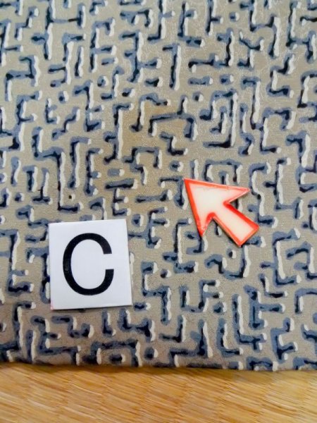 画像14: L1026E  羽織 女性用着物  シルク(正絹)   灰色, 抽象的模様 【中古】 【USED】 【リサイクル】 ★★☆☆☆ (14)