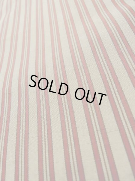 画像7: L1026F Mint  羽織 女性用着物  シルク(正絹)   ベージュ, 縞 【中古】 【USED】 【リサイクル】 ★★★★☆ (7)