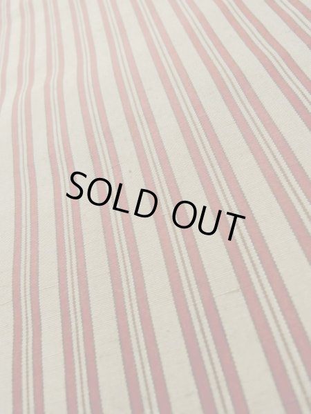 画像8: L1026F Mint  羽織 女性用着物  シルク(正絹)   ベージュ, 縞 【中古】 【USED】 【リサイクル】 ★★★★☆ (8)