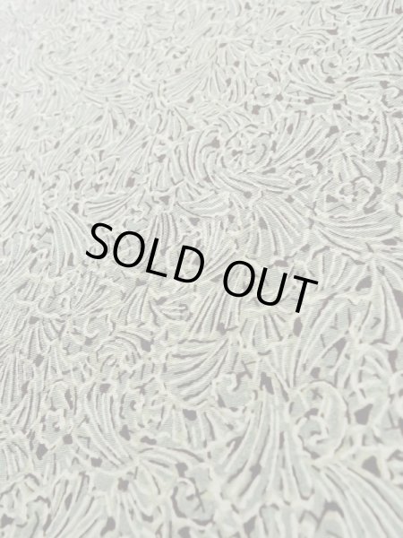 画像7: L1026G Mint  羽織 女性用着物  シルク(正絹) 淡い 薄い 緑色, 抽象的模様 【中古】 【USED】 【リサイクル】 ★★★★☆ (7)