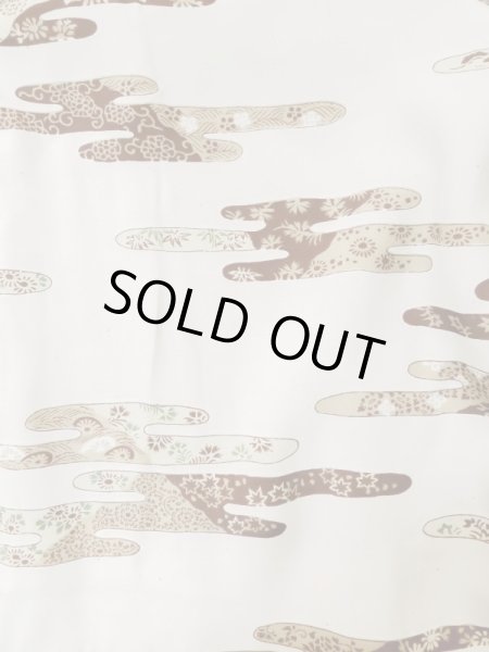 画像11: L1026G Mint  羽織 女性用着物  シルク(正絹) 淡い 薄い 緑色, 抽象的模様 【中古】 【USED】 【リサイクル】 ★★★★☆ (11)