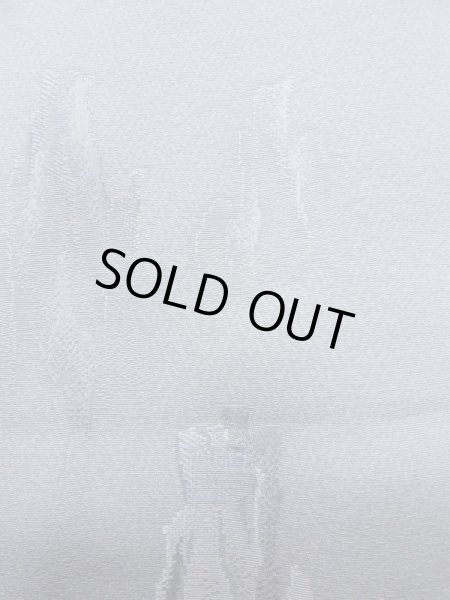 画像6: L1026I Mint  羽織 女性用着物  シルク（正絹）  淡い 水色, 抽象的模様 【中古】 【USED】 【リサイクル】 ★★★★☆ (6)