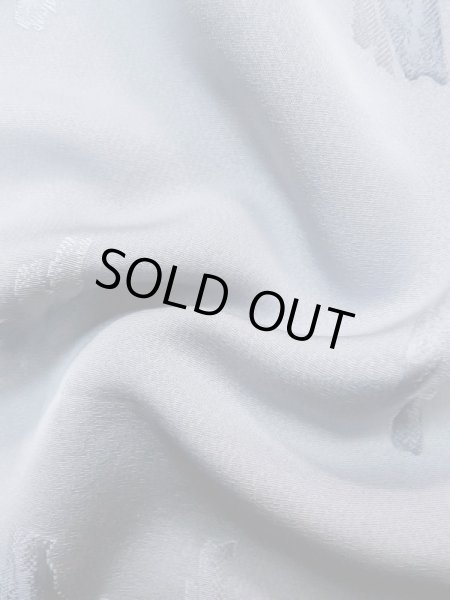 画像12: L1026I Mint  羽織 女性用着物  シルク（正絹）  淡い 水色, 抽象的模様 【中古】 【USED】 【リサイクル】 ★★★★☆ (12)