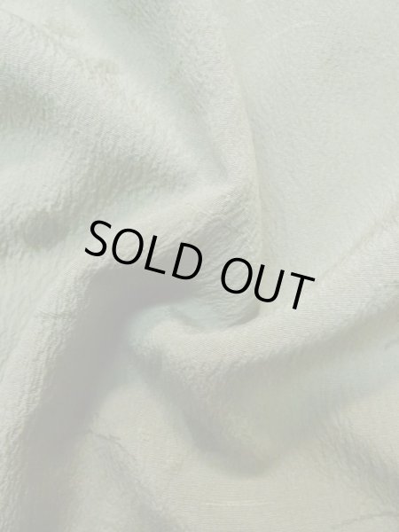 画像12: L1026J  羽織 女性用着物  シルク（正絹）  淡い 緑色,  【中古】 【USED】 【リサイクル】 ★★☆☆☆ (12)