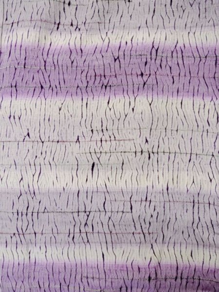 画像3: L1026K Mint  羽織 女性用着物  シルク（正絹） 淡い 薄い 藤色, 抽象的模様 【中古】 【USED】 【リサイクル】 ★★★★☆ (3)