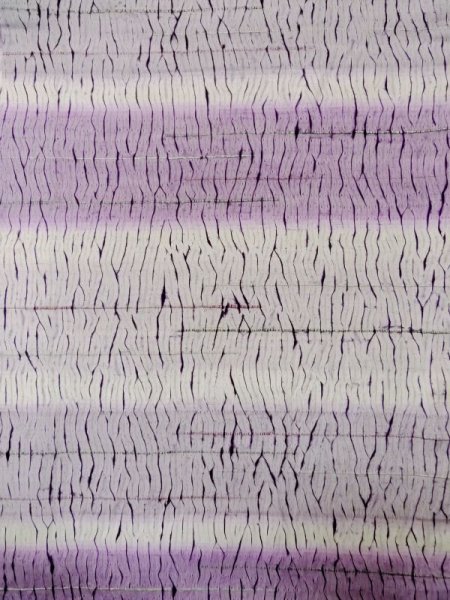 画像4: L1026K Mint  羽織 女性用着物  シルク（正絹） 淡い 薄い 藤色, 抽象的模様 【中古】 【USED】 【リサイクル】 ★★★★☆ (4)