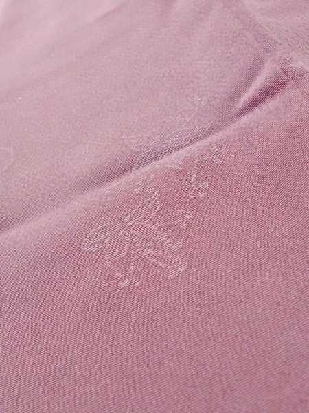画像10: L1026M  羽織 女性用着物  シルク（正絹）  淡い 桃色, 菊 【中古】 【USED】 【リサイクル】 ★★☆☆☆ (10)