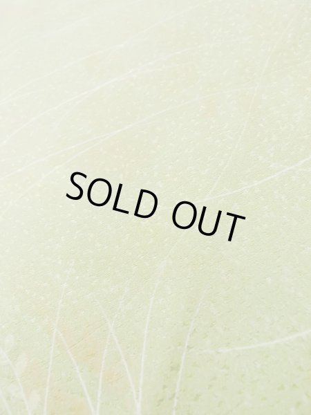 画像10: L1026O Mint  羽織 女性用着物  シルク（正絹）  淡い 黄緑色, 草 【中古】 【USED】 【リサイクル】 ★★★★☆ (10)