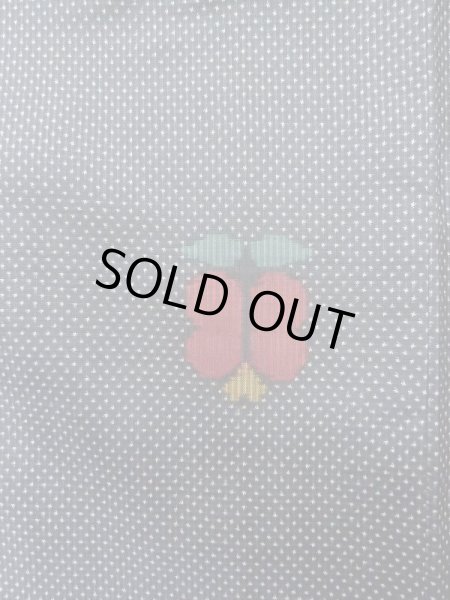 画像5: L1026R  羽織 女性用着物  シルク（正絹）   黒, 花 【中古】 【USED】 【リサイクル】 ★★★☆☆ (5)