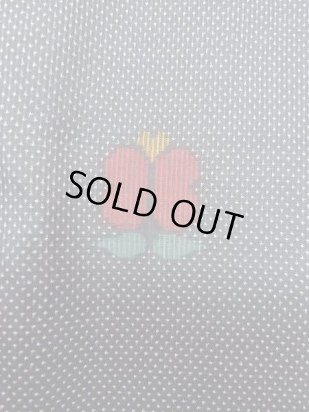 画像7: L1026R  羽織 女性用着物  シルク（正絹）   黒, 花 【中古】 【USED】 【リサイクル】 ★★★☆☆ (7)