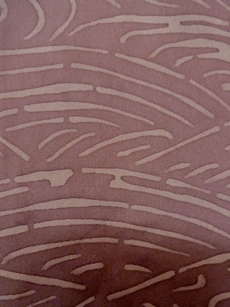 画像6: L1026S  羽織 女性用着物  シルク(正絹)  淡い 紫色, 抽象的模様 【中古】 【USED】 【リサイクル】 ★★☆☆☆ (6)