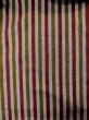 画像4: L1026T  羽織 女性用着物  シルク（正絹）   赤色, 縞 【中古】 【USED】 【リサイクル】 ★★★★☆ (4)