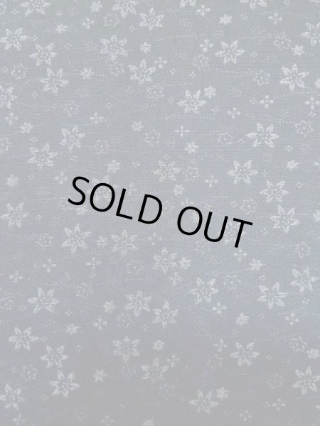 画像6: L1026X Mint  羽織 女性用着物  シルク(正絹)  淡い 紺, 花 【中古】 【USED】 【リサイクル】 ★★★★☆ (6)