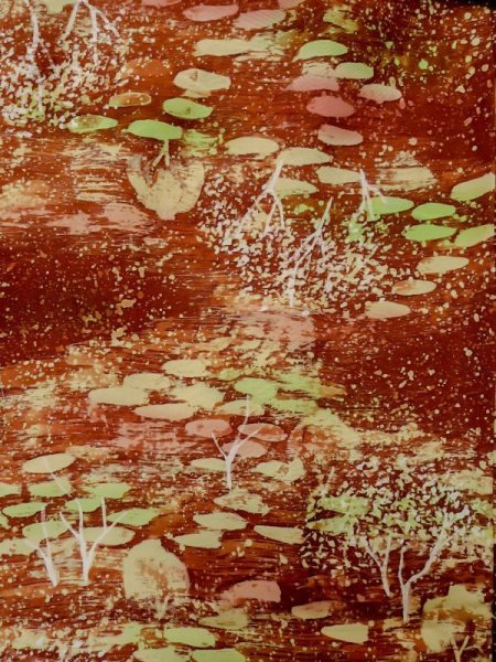 画像3: L1026Y  羽織 女性用着物  シルク(正絹)   灰色, 木 【中古】 【USED】 【リサイクル】 ★★★★☆ (3)