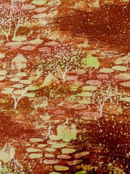 画像4: L1026Y  羽織 女性用着物  シルク(正絹)   灰色, 木 【中古】 【USED】 【リサイクル】 ★★★★☆ (4)