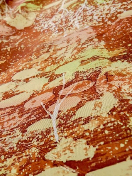 画像11: L1026Y  羽織 女性用着物  シルク(正絹)   灰色, 木 【中古】 【USED】 【リサイクル】 ★★★★☆ (11)