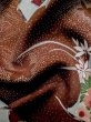 画像11: L1026Z  羽織 女性用着物  シルク（正絹）  淡い 茶色, 花 【中古】 【USED】 【リサイクル】 ★☆☆☆☆ (11)
