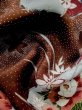 画像12: L1026Z  羽織 女性用着物  シルク（正絹）  淡い 茶色, 花 【中古】 【USED】 【リサイクル】 ★☆☆☆☆ (12)