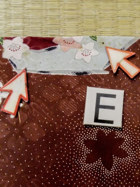 画像19: L1026Z  羽織 女性用着物  シルク(正絹)  淡い 茶色, 花 【中古】 【USED】 【リサイクル】 ★☆☆☆☆ (19)