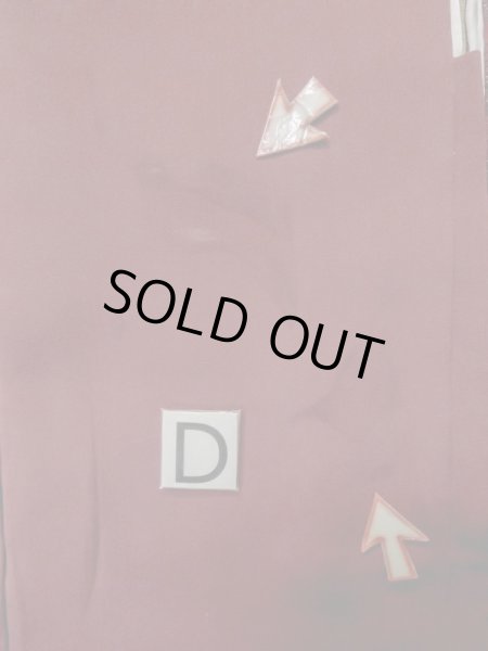 画像16: L1104A  羽織 女性用着物  シルク(正絹)   えんじ, 花 【中古】 【USED】 【リサイクル】 ★★☆☆☆ (16)