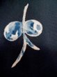 画像8: L1104B  羽織 女性用着物  シルク（正絹）  深い 青, 花 【中古】 【USED】 【リサイクル】 ★★★☆☆ (8)