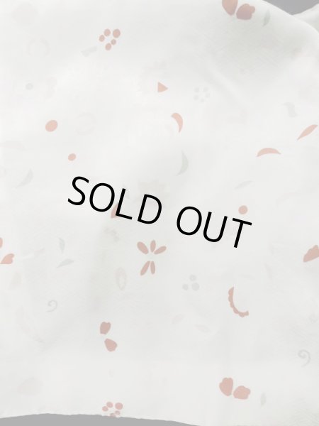 画像13: L1104B  羽織 女性用着物  シルク(正絹)  深い 青, 花 【中古】 【USED】 【リサイクル】 ★★★☆☆ (13)