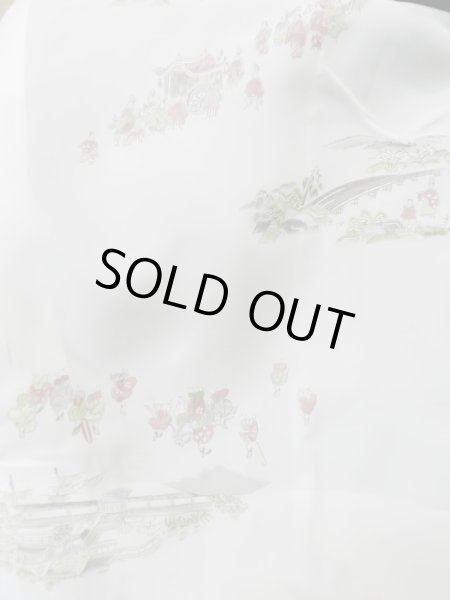 画像12: L1104F Mint  羽織 女性用着物  シルク(正絹)   黒, 花 【中古】 【USED】 【リサイクル】 ★★★★★ (12)