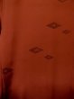 画像4: L1104G  羽織 女性用着物  シルク（正絹）   赤色, 菱 【中古】 【USED】 【リサイクル】 ★★★☆☆ (4)