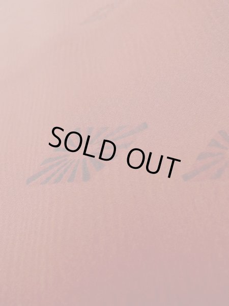 画像9: L1104G  羽織 女性用着物  シルク（正絹）   赤色, 菱 【中古】 【USED】 【リサイクル】 ★★★☆☆ (9)