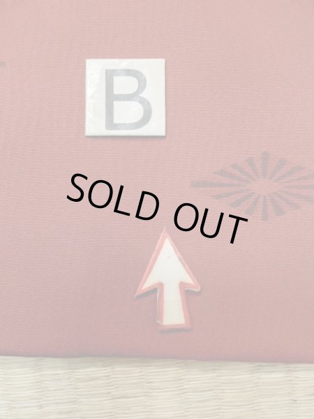 画像15: L1104G  羽織 女性用着物  シルク（正絹）   赤色, 菱 【中古】 【USED】 【リサイクル】 ★★★☆☆ (15)