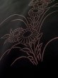 画像8: L1104H  羽織 女性用着物  化繊   黒, 菊 【中古】 【USED】 【リサイクル】 ★★★☆☆ (8)