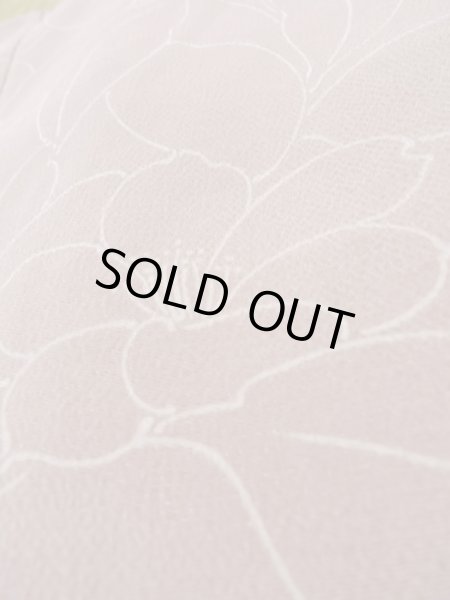 画像9: L1104I  羽織 女性用着物  シルク(正絹) 淡い 薄い 紫色, 椿 【中古】 【USED】 【リサイクル】 ★★★☆☆ (9)