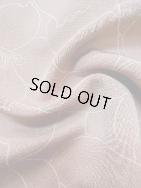 画像11: L1104I  羽織 女性用着物  シルク(正絹) 淡い 薄い 紫色, 椿 【中古】 【USED】 【リサイクル】 ★★★☆☆ (11)