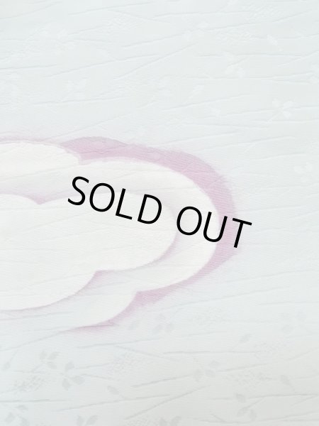 画像6: L1104N  羽織 女性用着物  シルク（正絹）   水色, 雲 【中古】 【USED】 【リサイクル】 ★★☆☆☆ (6)