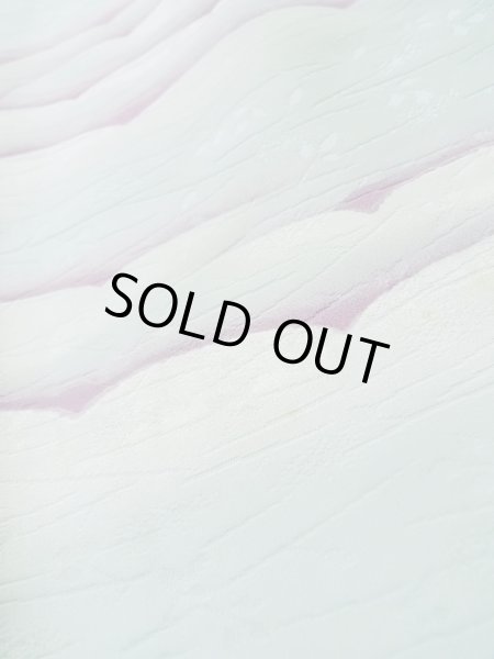 画像8: L1104N  羽織 女性用着物  シルク（正絹）   水色, 雲 【中古】 【USED】 【リサイクル】 ★★☆☆☆ (8)